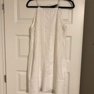 White House Black Market Shift Lace Dress Size 12
